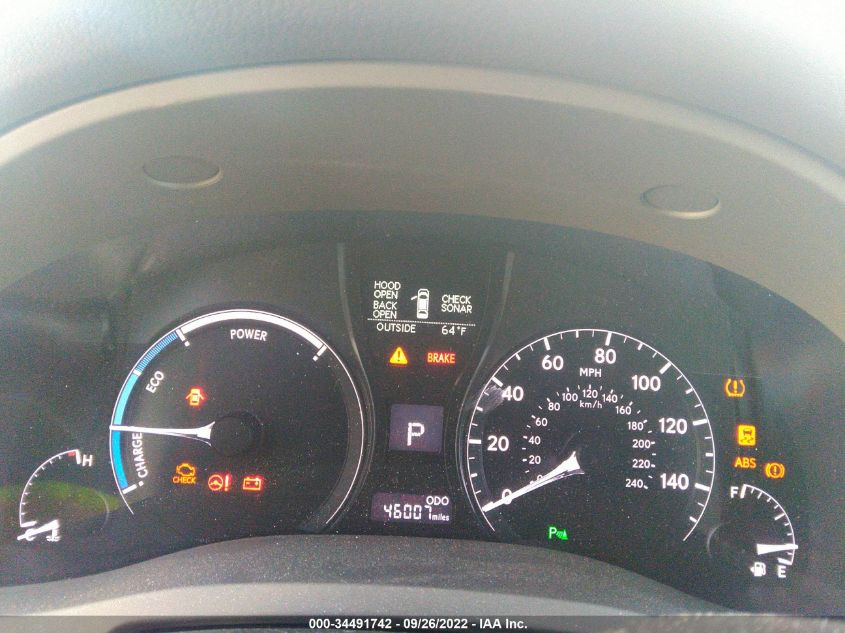 2014 LEXUS RX 450H JTJBC1BA7E2456923