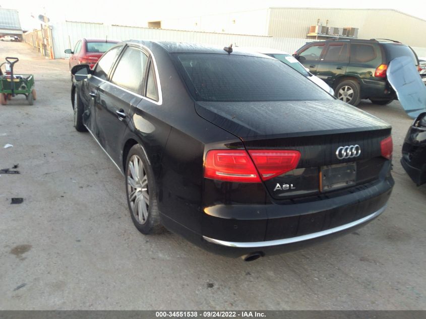 2014 AUDI A8 L 3.0T WAURGAFD4EN002411