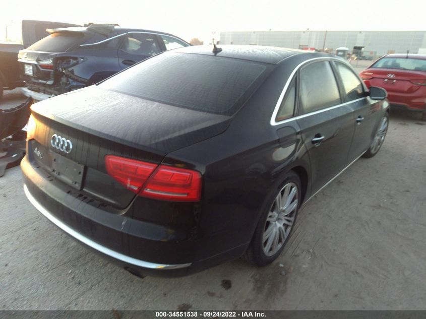 2014 AUDI A8 L 3.0T WAURGAFD4EN002411