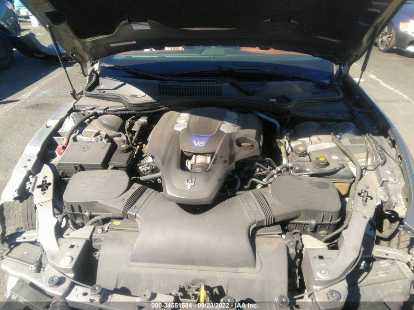 2014 MASERATI GHIBLI S Q4 ZAM57RTAXE1109170