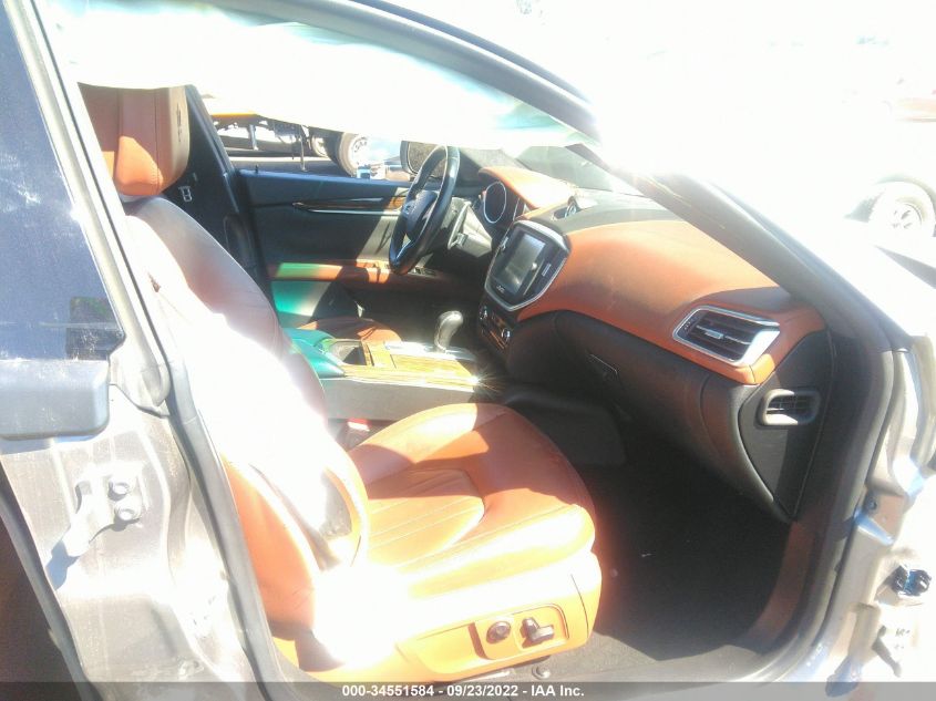 2014 MASERATI GHIBLI S Q4 ZAM57RTAXE1109170