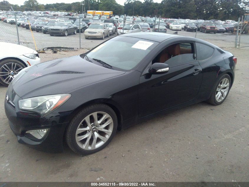 2013 HYUNDAI GENESIS COUPE 3.8 GRAND TOURING KMHHU6KJ0DU097324