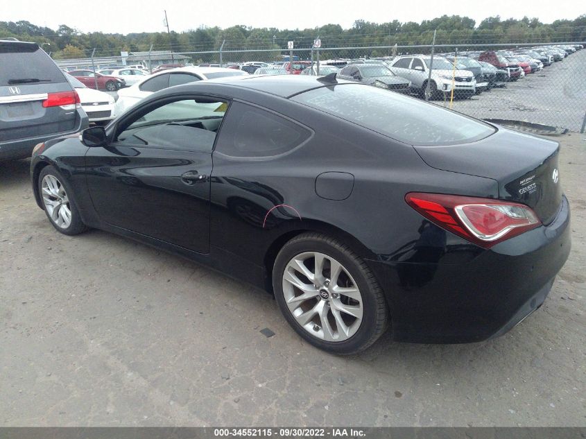 2013 HYUNDAI GENESIS COUPE 3.8 GRAND TOURING KMHHU6KJ0DU097324