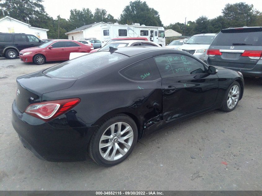 2013 HYUNDAI GENESIS COUPE 3.8 GRAND TOURING KMHHU6KJ0DU097324