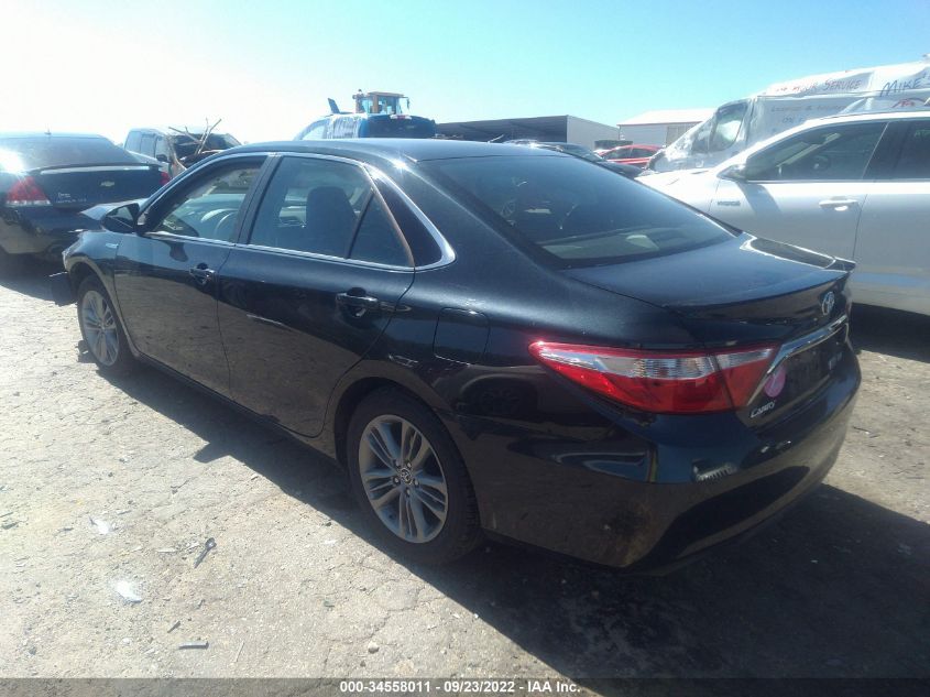 2015 TOYOTA CAMRY HYBRID SE 4T1BD1FK1FU147436