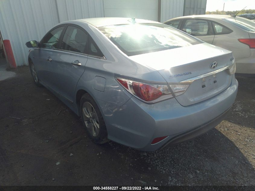 2014 HYUNDAI SONATA HYBRID KMHEC4A48EA117361