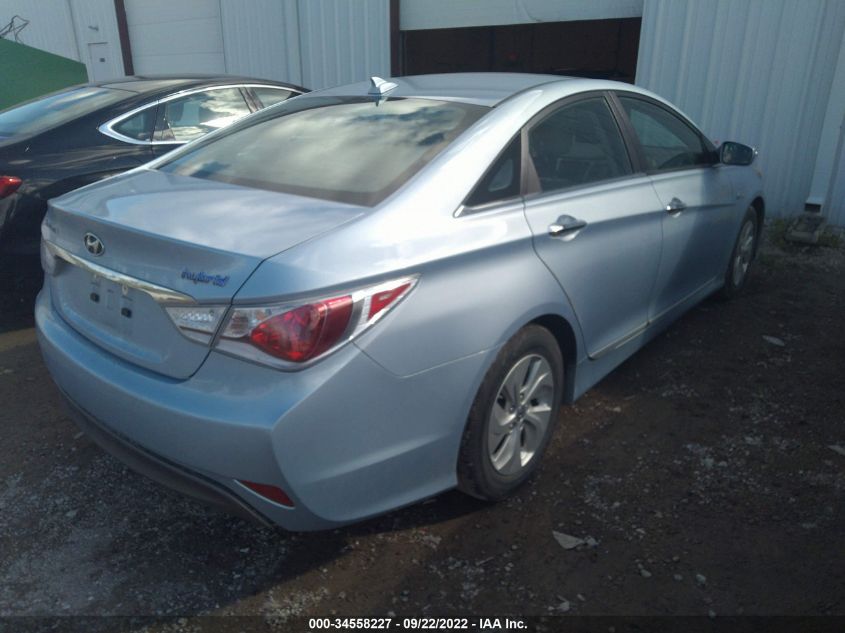 2014 HYUNDAI SONATA HYBRID KMHEC4A48EA117361
