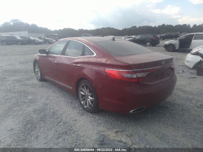 2013 HYUNDAI AZERA KMHFH4JG5DA246592