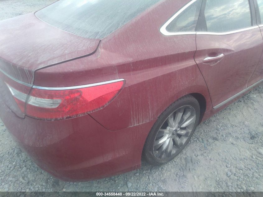 2013 HYUNDAI AZERA KMHFH4JG5DA246592