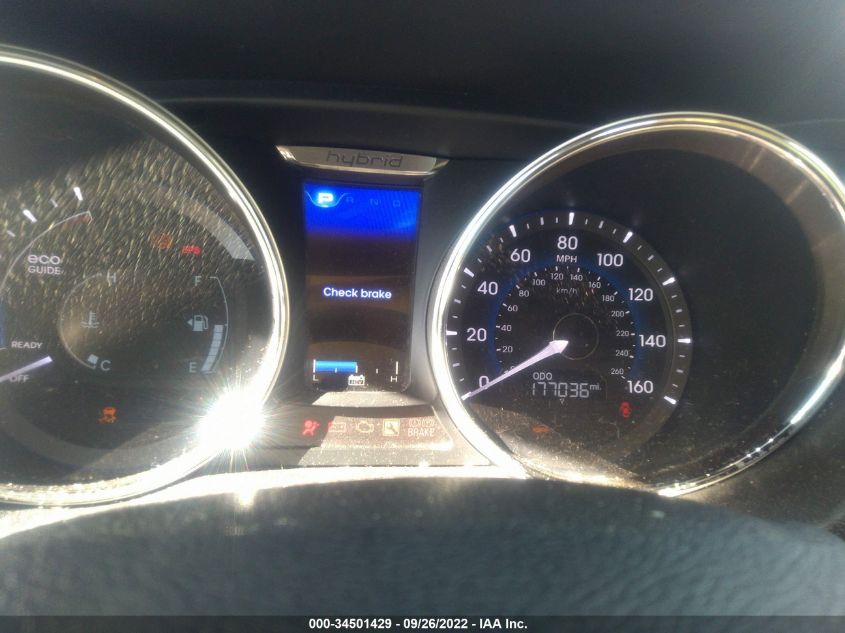 2013 HYUNDAI SONATA HYBRID KMHEC4A49DA078956