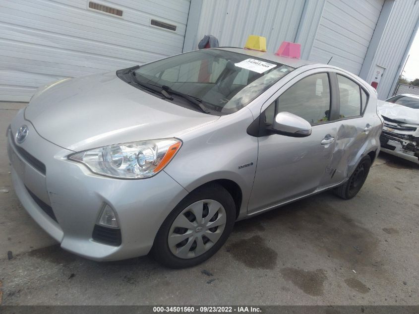 2013 TOYOTA PRIUS C ONE/TWO/THREE/FOUR JTDKDTB35D1053184