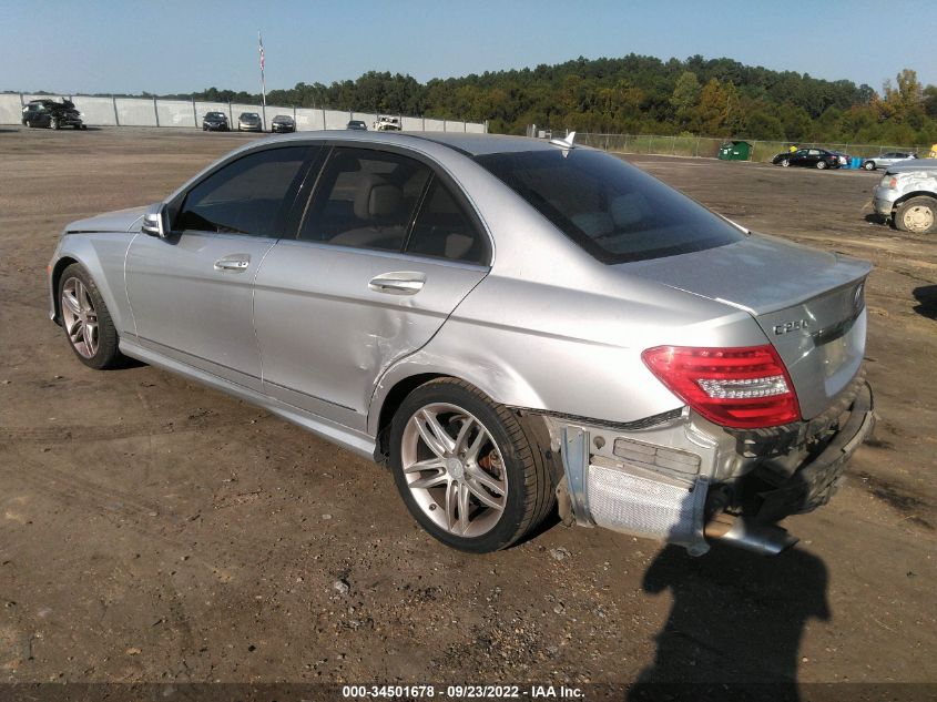 2013 MERCEDES-BENZ C-CLASS C 250 WDDGF4HB6DG097282