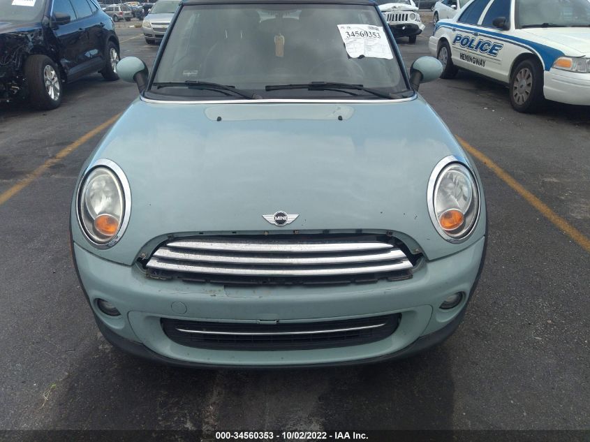 2013 MINI COOPER CONVERTIBLE WMWZN3C50DT265939