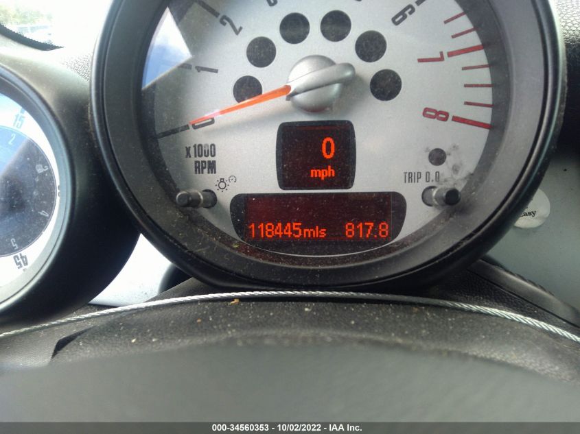 2013 MINI COOPER CONVERTIBLE WMWZN3C50DT265939