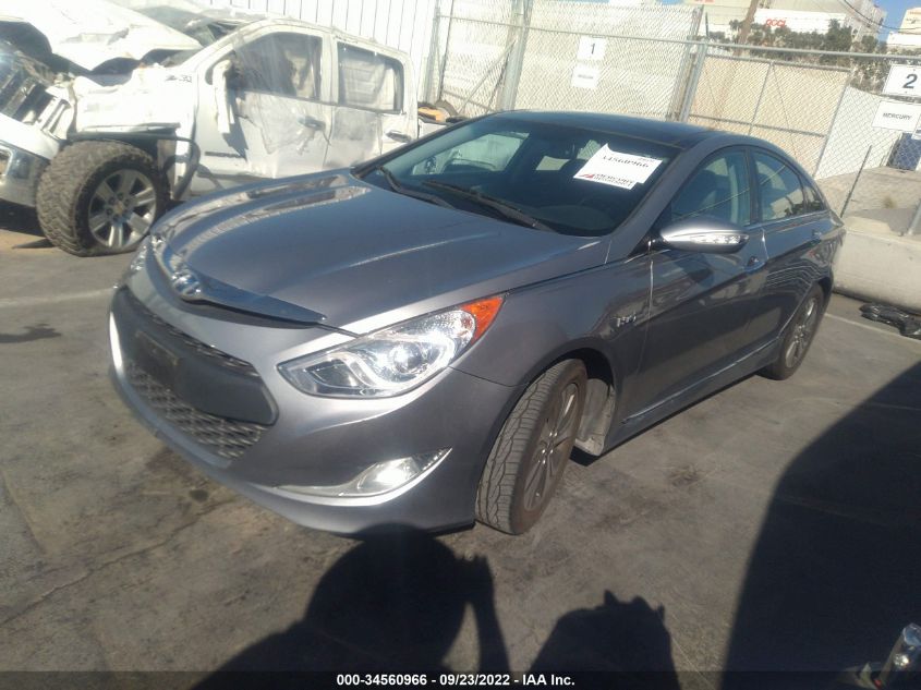 2014 HYUNDAI SONATA HYBRID LIMITED KMHEC4A4XEA112307