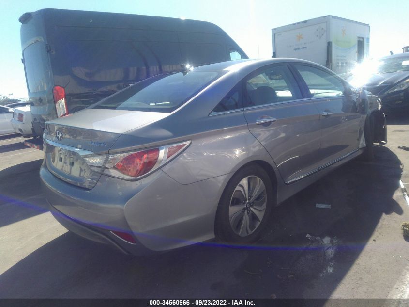 2014 HYUNDAI SONATA HYBRID LIMITED KMHEC4A4XEA112307