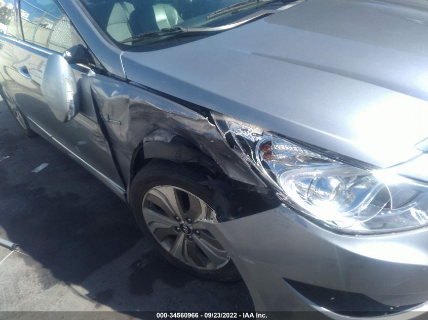 2014 HYUNDAI SONATA HYBRID LIMITED KMHEC4A4XEA112307