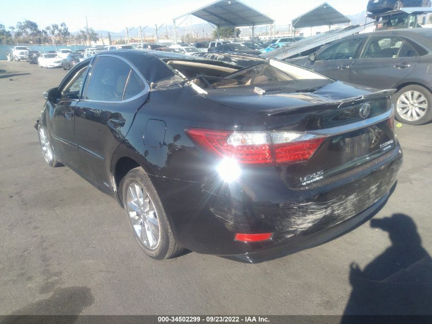 2013 LEXUS ES 300H HYBRID JTHBW1GG8D2023485