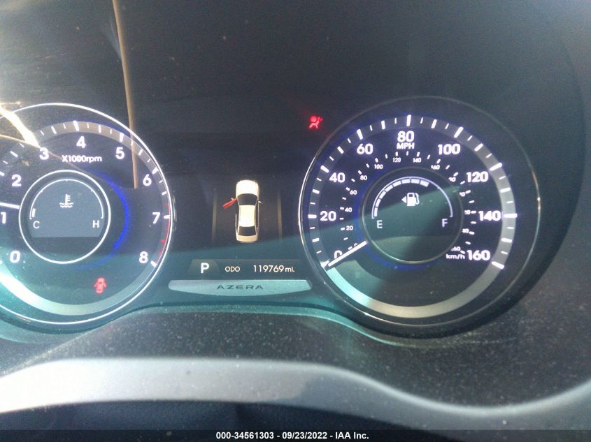 2014 HYUNDAI AZERA LIMITED KMHFH4JG6EA369836
