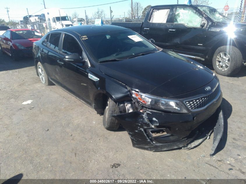 2015 KIA OPTIMA HYBRID KNAGM4AD8F5080927