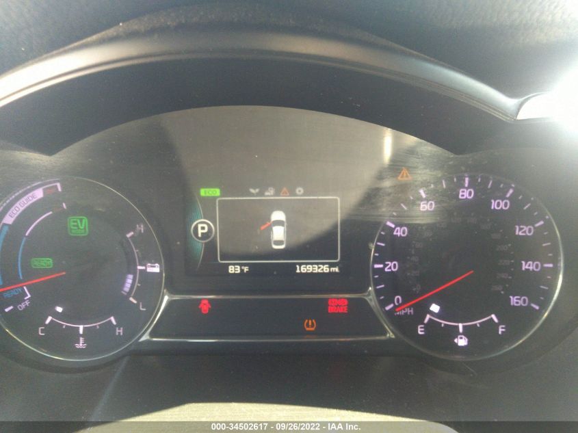 2015 KIA OPTIMA HYBRID KNAGM4AD8F5080927