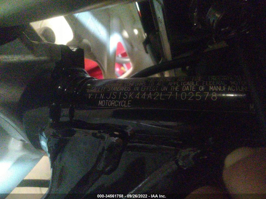 2020 SUZUKI DR-Z400 SM JS1SK44A2L7102578