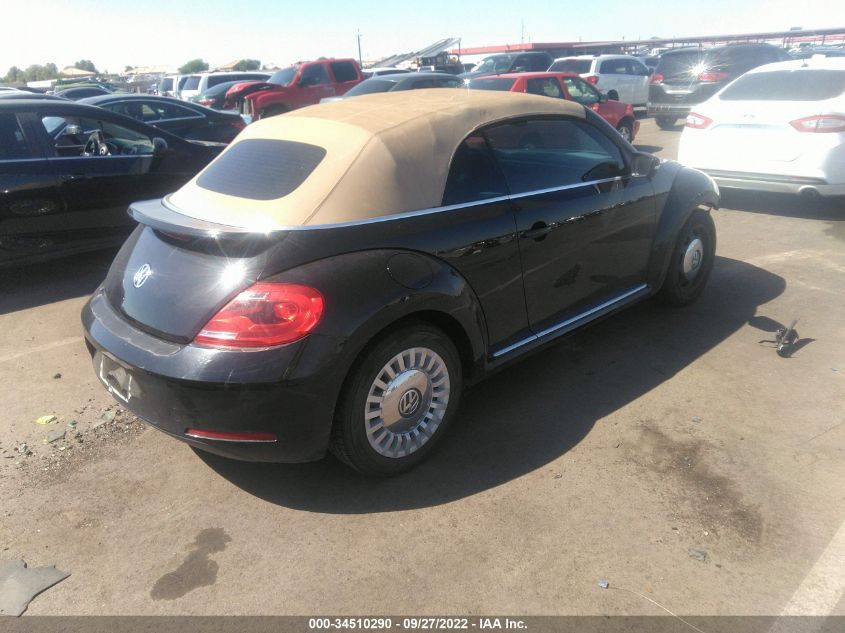 2013 VOLKSWAGEN BEETLE CONVERTIBLE 2.5L W/TECH 3VW5P7AT0DM811266