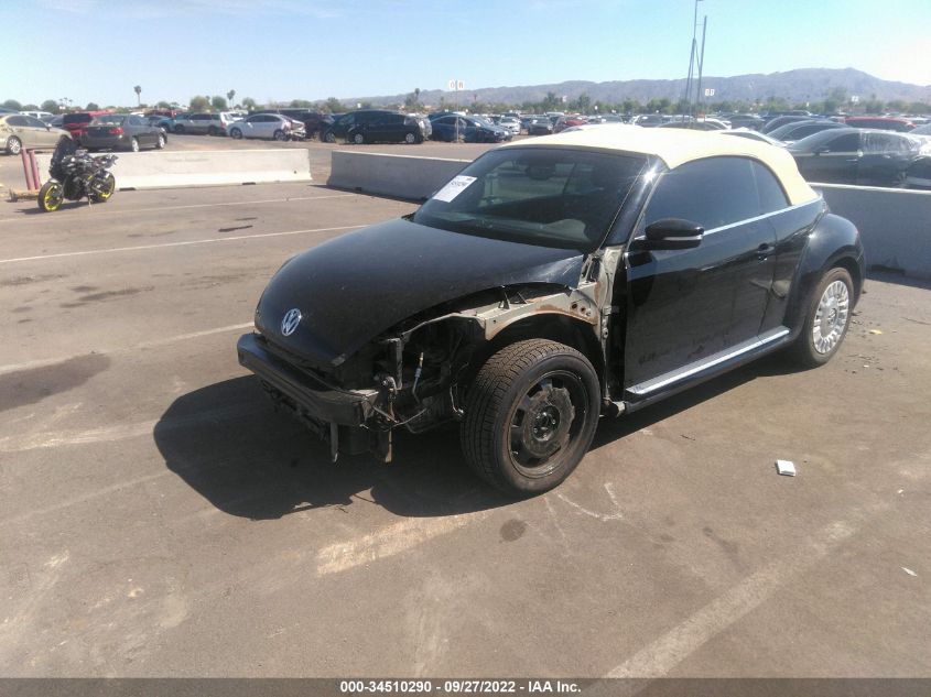 2013 VOLKSWAGEN BEETLE CONVERTIBLE 2.5L W/TECH 3VW5P7AT0DM811266