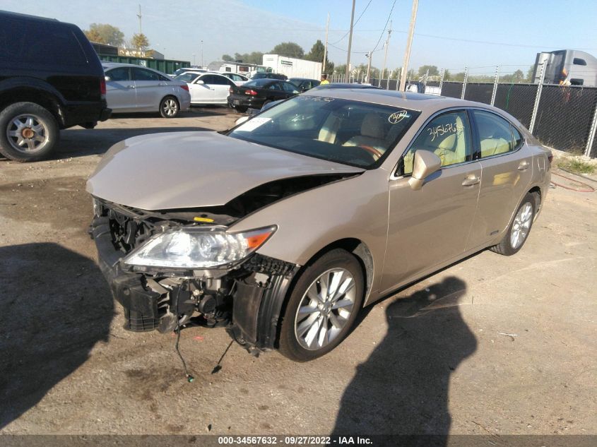 2013 LEXUS ES 300H HYBRID JTHBW1GG9D2004508