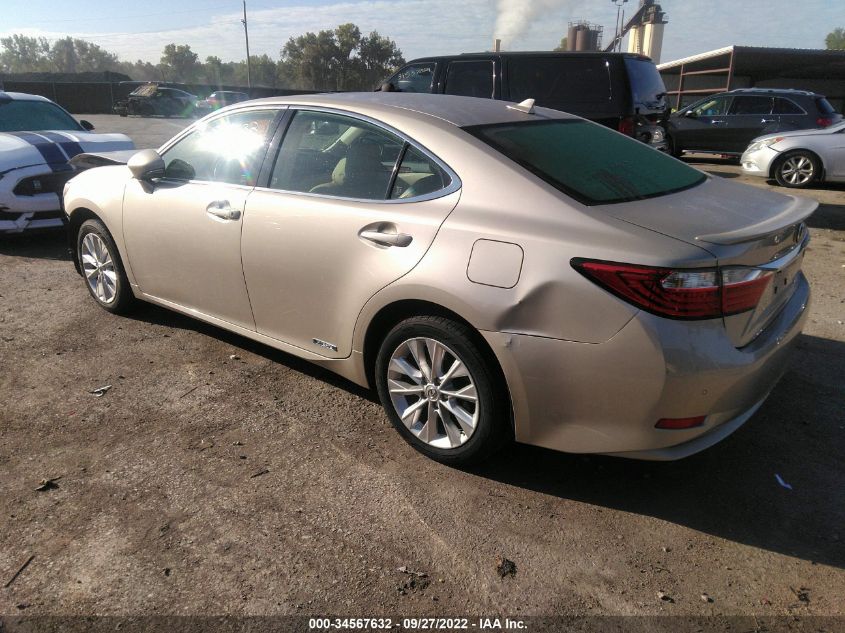 2013 LEXUS ES 300H HYBRID JTHBW1GG9D2004508