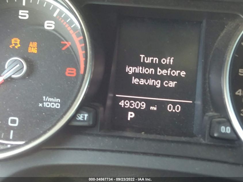 2015 AUDI A5 PREMIUM WAUCFAFR9FA001302