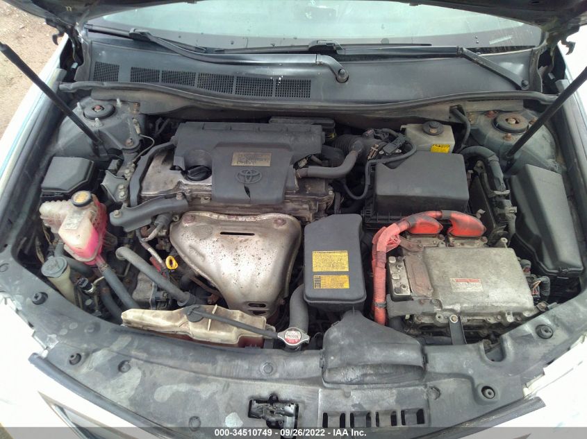 2013 TOYOTA CAMRY HYBRID LE 4T1BD1FK2DU078642