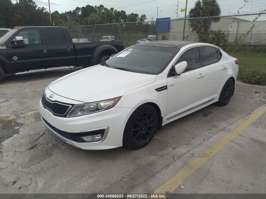2013 KIA OPTIMA HYBRID EX KNAGM4ADXD5046565