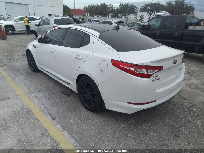 2013 KIA OPTIMA HYBRID EX KNAGM4ADXD5046565