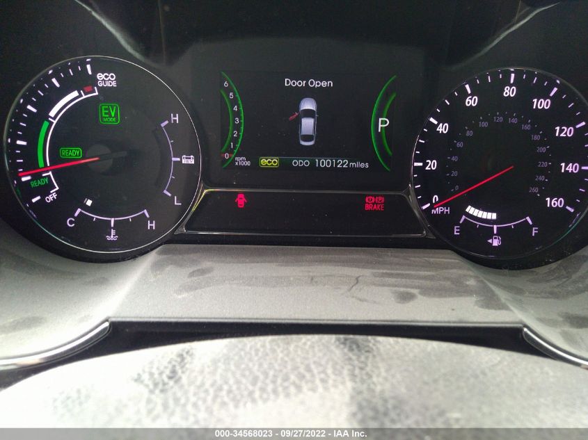 2013 KIA OPTIMA HYBRID EX KNAGM4ADXD5046565