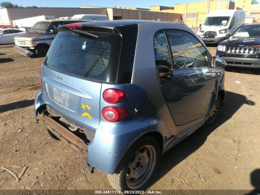 2013 SMART FORTWO PURE/PASSION WMEEJ3BA2DK599571