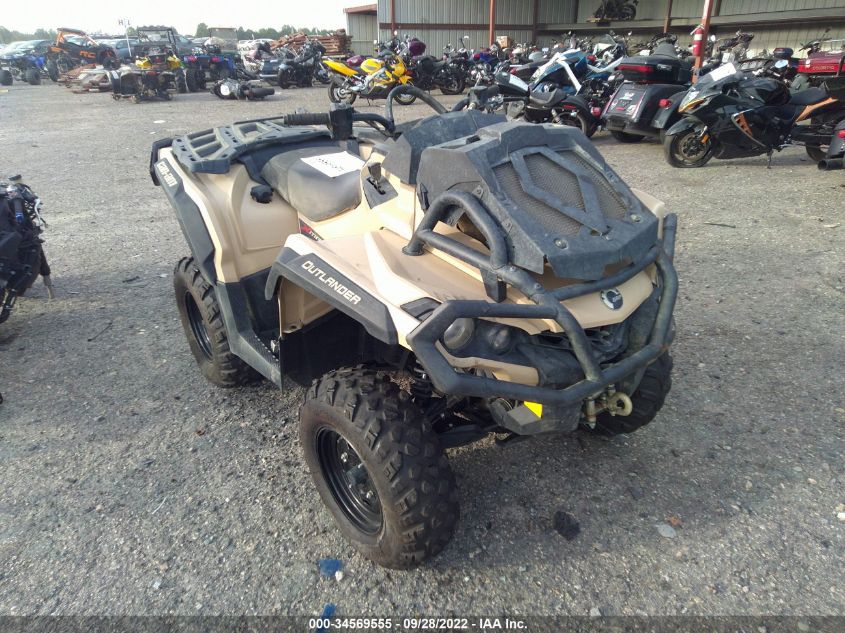 2022 CAN-AM OUTLANDER 850 XMR 3JBLWAU46NJ000317