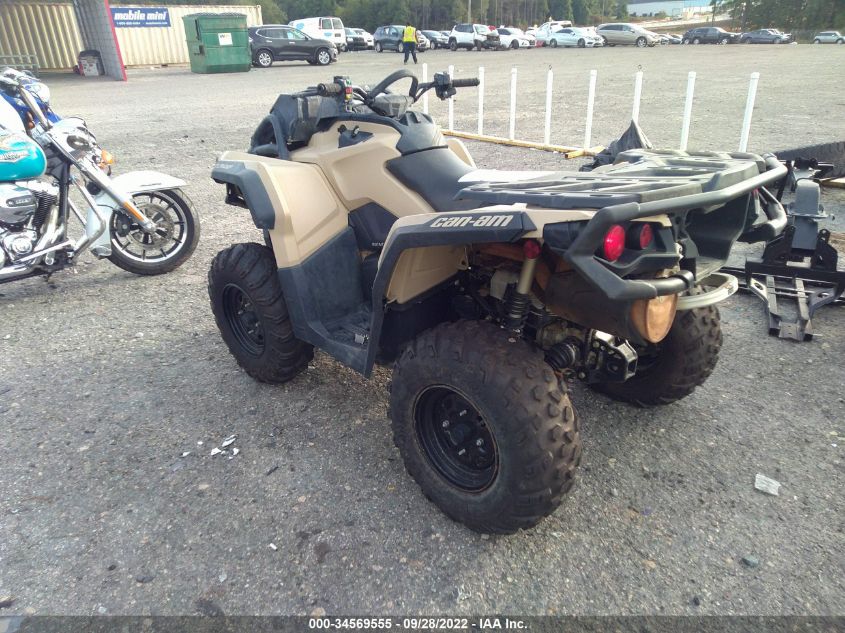 2022 CAN-AM OUTLANDER 850 XMR 3JBLWAU46NJ000317