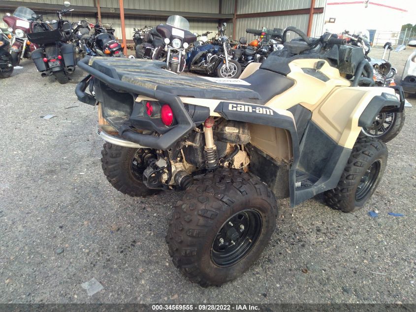 2022 CAN-AM OUTLANDER 850 XMR 3JBLWAU46NJ000317