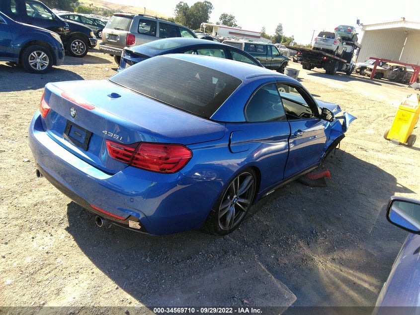 2015 BMW 4 SERIES VIN: WBA3T3C54F5A40364