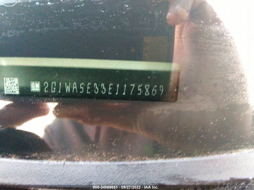 2014 CHEVROLET IMPALA LIMITED LS 2G1WA5E33E1175869