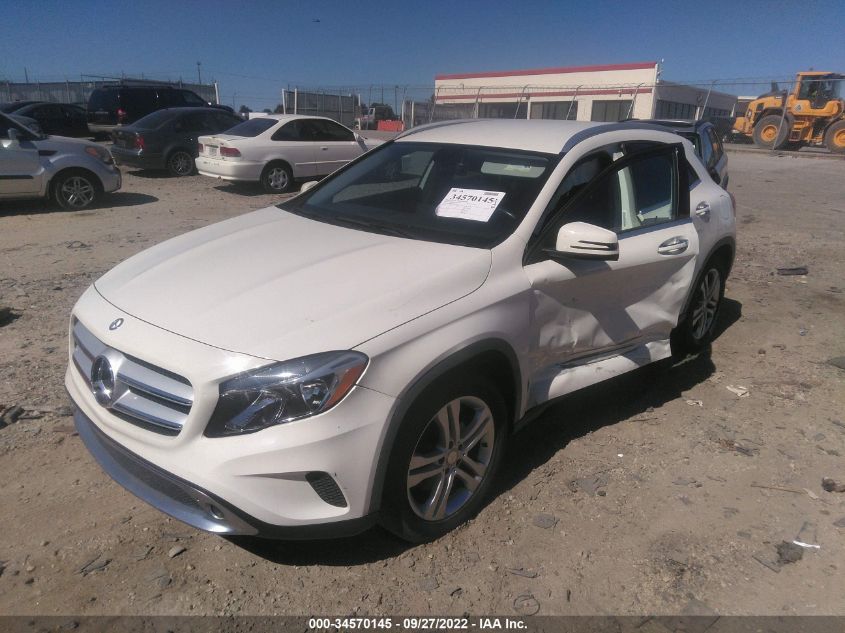 2015 MERCEDES-BENZ GLA-CLASS GLA 250 WDCTG4EB0FJ141738