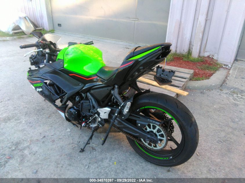 2022 KAWASAKI EX650 N ML5EXEN17NDA60225