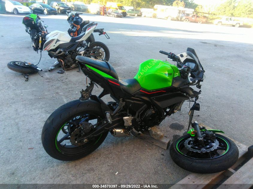 2022 KAWASAKI EX650 N ML5EXEN17NDA60225