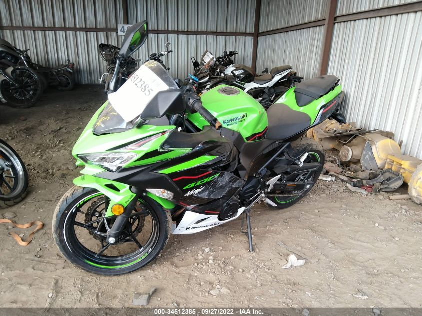 2022 KAWASAKI EX400 JKAEXKG10NDAF8114