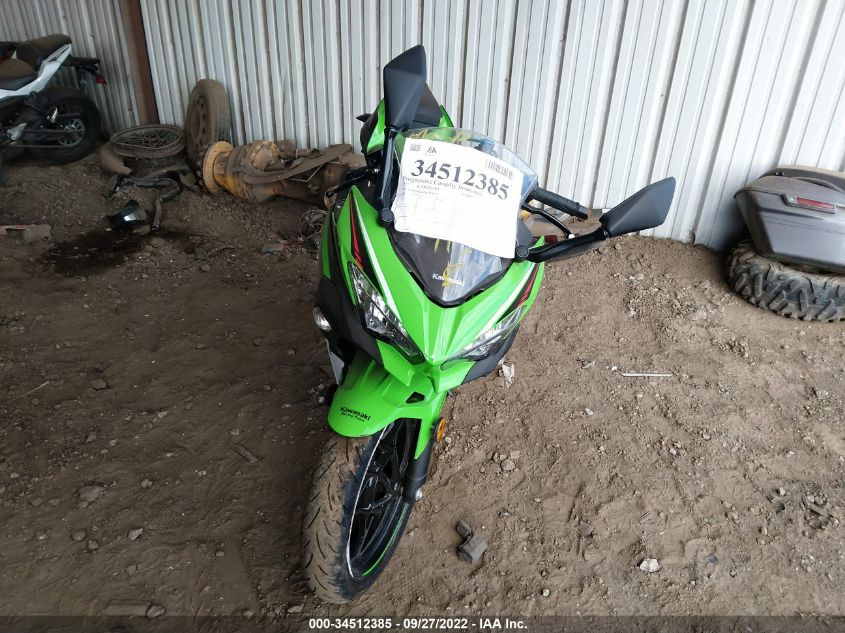 2022 KAWASAKI EX400 JKAEXKG10NDAF8114