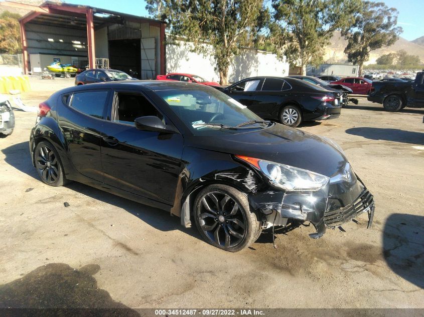 2013 HYUNDAI VELOSTER W/BLACK INT - KMHTC6AD0DU088048