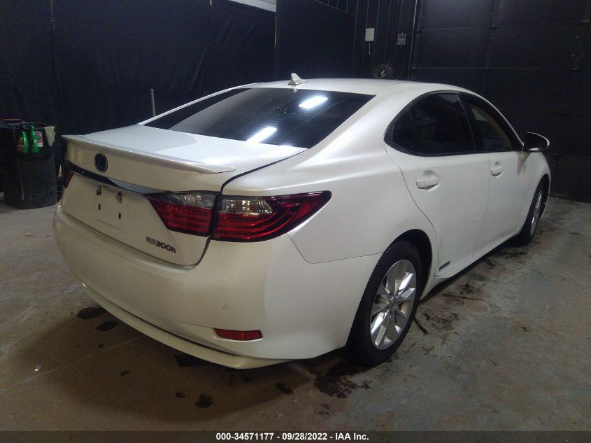 2013 LEXUS ES 300H HYBRID JTHBW1GG1D2030648