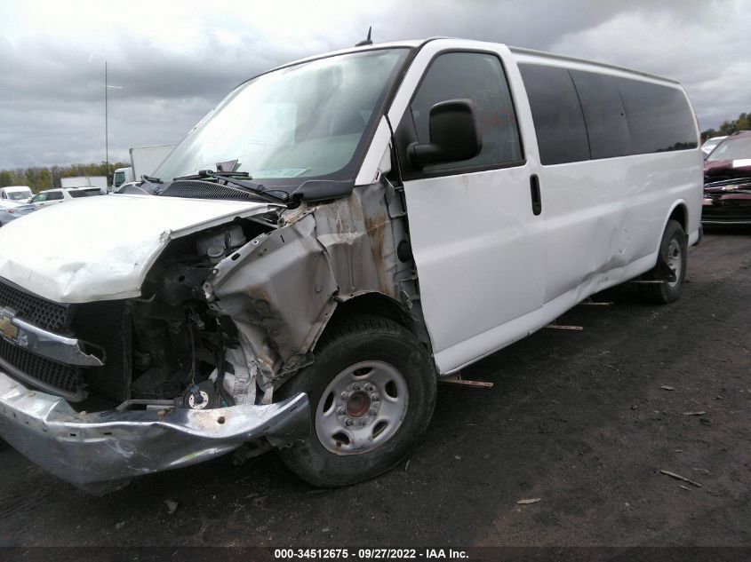 2014 CHEVROLET EXPRESS PASSENGER LT 1GAZG1FGXE1110951
