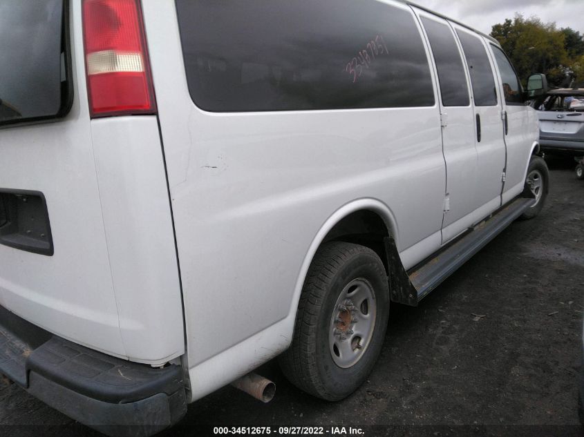 2014 CHEVROLET EXPRESS PASSENGER LT 1GAZG1FGXE1110951